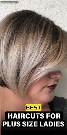 Haircuts for Plus Size Women Easy Manageable Haircuts For Women, Hairstyles For Bigger Women, Short Hair Styles Plus Size Women, Bobs For Plus Size Women, Short Edgy Haircuts For Round Faces, Double Chin Hairstyles Plus Size, Haircuts Plus Size Women, Bariatric Haircuts, Short Hairstyle Women Plus Size