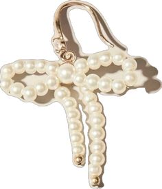 Feminine White Jewelry With Bow, Evening Pearl Jewelry With Bow, White Bow Jewelry For Evening, Evening Pearl Jewelry With Bow Detail, Party Pearl Jewelry With Bow, White Jewelry With Decorative Bow For Evening, White Evening Jewelry With Decorative Bow, Pearl Jewelry With Bow Detail, White Pearl Earrings With Bow For Party