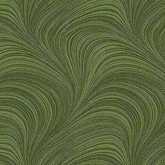 an abstract green wallpaper with wavy lines and curves in the shape of wave shapes