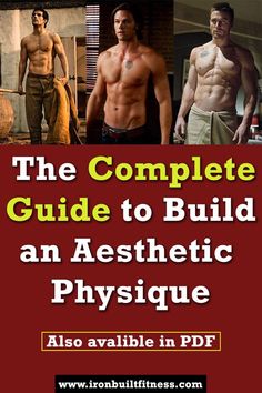 the complete guide to build an aesthetic physique also available in pdf