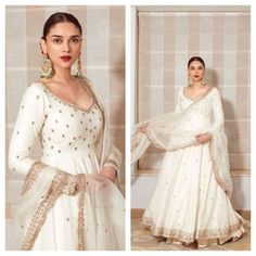 Formal Anarkali Suits, Off White Anarkali Suits Party Wear, Heavy Salwar Suits Party Wear, Off White Kurti Designs Party Wear, White Anarkali Suits Party Wear, Jacket Salwar Suit, Simple Anarkali Suits Classy, Party Wear Indian Dresses Salwar Kameez, White Salwar Suit Classy