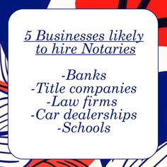 five business likely to hire notaries banks - title image with background of british flag and flowers