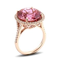 Large, and unbelievably clear, this 13.68 carats Pink Tourmaline that was mined in Brazil is a rare find. The gems pink hues match perfectly with the 14K rose gold bringing out the best the gem has to offer. Set with a halo of diamonds that highlight the ring, you will feel the ring’s design almost wrap around your finger like a glove.
LCK20234-PT
#373754 Luxury Pink Tourmaline Rings, Formal Pink Morganite Rings, Pink 14k Rose Gold Jewelry With Halo Setting, Pink Round Cut Tourmaline Jewelry, Formal Rose Gold Tourmaline Rings, Pink Gemstone Rings In 14k Rose Gold, 14k Rose Gold Ring, Detailed Ring, Garnet Earrings