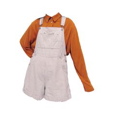 Orange Overalls Outfit, Orange Overalls, Outfit Ideas Pink, Png Outfits, Moodboard Pngs, Outfit Polyvore, Png Clothes, Overalls Outfit, Outfit Png