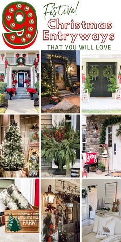 christmas entryways that you will love