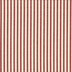 bed scarf in farmhouse red traditional ticking stripe on beige Tie Up Valance, Bed Scarf, Tab Top Curtains, Pinch Pleat Curtains, Ticking Fabric, Crib Skirts, Pleated Curtains, Bed Runner, Rod Pocket Curtain Panels