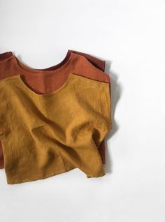 Linen Summer Crop Top - 100% Flax Linen Women's Cap Sleeve Top - Made to Order Brown Sleeveless Linen Top, Sleeveless Brown Linen Top, Orange Linen Top For Summer, Yellow Linen Summer Tops, Spring Orange Linen Top, Traverse City Mi, Linen Tunic Tops, Linen Crop Top, Colorful Crop Tops