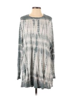 Mumu Mellow Casual Dress Size: Small Gray Dresses - used. 52% COTTON, 48% MODAL, Crew Neck, Tie-dye, Short, Long Sleeve | Mumu Mellow Casual Dress: Gray Tie-dye Dresses - Used - Size Small Gray Casual Dress, Gray Dresses, Grey Tie Dye, Tie Dye Dress, Short Long, Gray Dress, Casual Dresses For Women, Neck Tie, Casual Dress