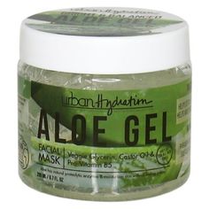 Urban Hydration Bright & Balanced Aloe Gel Face Mask is a lightweight facial mask that helps strip away oil and impurities while leaving your skin moisturized and smooth. Aloe Vera Leaf is great for oily and eczema prone skin, helping this facial mask balance your skin's moisture without leaving behind a heavy or greasy feel. Use weekly to give your skin a healthy glow, fight acne and fade dark spots! HIGHLIGHTS: Detoxes & smooths skin Fights acne Fades dark spots Paraben, Polybead, Sulfate and Aloe Face Mask, Eye Firming, Gel Face Mask, Aloe Vera Face Mask, Facial Gel, Aloe Gel, Gel Mask, Affordable Skin Care, Aloe Vera Leaf