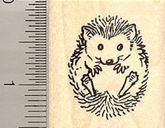 a rubber stamp with a hedge on it