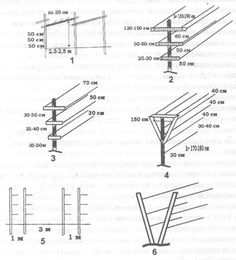 the diagram shows different types of metal structures and their corresponding features, including an overhead beam