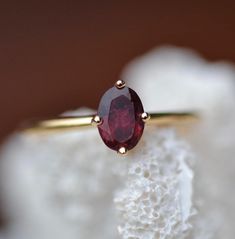 Red Garnet Ring / Red Garnet Engagement Ring in 14k Gold / Oval Cut Natural Red Garnet Ring / January Birthstone / Promise Ring Gemstone - Natural Red Garnet Metal - 925 solid sterling silver rhodium plated / 14k Solid Gold  Size - All sizes are available please choose accordingly The benefit of rhodium plating - Since rhodium is more durable than any other metal, it will protect anything it is plated over. Rhodium plating allows the jewelry piece to be less susceptible to corrosion and damage, Oval Garnet Engagement Ring, Garnet Eternity Ring, Garnet Eternity Band, Red Garnet Engagement Ring, Dainty Garnet Gemstone Rings, Engagement Rings Red, Garnet Wedding Rings, Birthstone Promise Rings, Etsy Engagement Rings