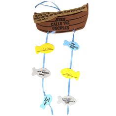 an image of a paper boat with words on the front and sides that say, jesus calls the oracles