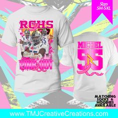 CUSTOM SPORTS BUNDLE Be unique at your son or daughters next Event with the Custom Tshirt  PINKOUT SENIOR NIGHT Pink Custom Senior Night Shirt Senior Night Shirt Custom Football Shirt Basketball Shirt Football Long Sleeve Shirt UNISEX SHIRTS ARE FOR BOTH MEN AND WOMEN THEREFORE THEY RUN BIG FOR WOMEN Material: All White Shirts are 100% Polyester Cotton Feel Sublimated Print. Color Shirts are Cotton and Screen Print Shirt Material: Color Shirts Cotton/ White Shirts Polyester Sizes are Unisex: Ple Sporty Pink Tops With Sublimation Print, Pink Graphic Print Sublimation Top For Sports Events, Pink Graphic Print Sublimation Design For Sports Events, Sports Team Name Pink T-shirt, Pink Sublimation Print Tops For Sports Events, Pink T-shirt With Team Name For Sports Season, Pink Sublimation Print Sports Top, Sporty Pink T-shirt For Cheerleading, Pink Sporty T-shirt For Cheerleading