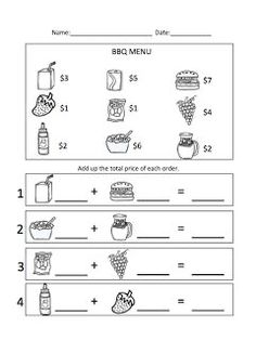 the worksheet for addition and subtractions to help students learn how to use