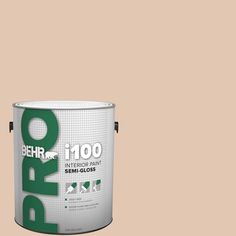 a green paint with the word behr on it