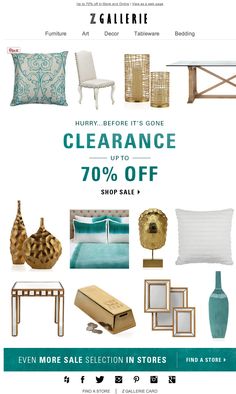 an advertisement for furniture and accessories on sale