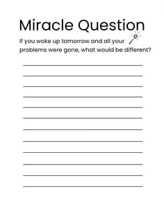 Free Writing Prompts for Child & Adolescent Therapy — Child Therapy Guide Getting To Know You Therapy Activities, Therapeutic Questions For Adults, Group Therapy Check In Activities, Social Emotional Learning Activities Free Printables, Therapist Activities, Miracle Question, Social Work Worksheets, Starters Writing Prompts, Therapeutic Exercises