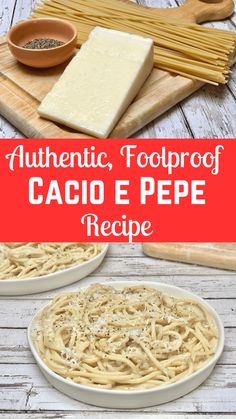 Foolproof tips for an authentic Bucatini Cacio e Pepe recipe! Most Cacio e Pepe recipes are not traditional Roman recipes and should really be called Italian Mac and Cheese. This recipe uses the traditional 3 ingredients and method to make a creamy authentic Cacio e Pepe without cheating and making a separate Cacio e Pepe sauce. Learn our tips to making the best Cacio e Pepe pasta outside of Rome! Roman Recipes, Shrimp Fettuccine Alfredo, Roman Food, Impressive Dinner, Easy Pasta Dishes, Yummy Pasta Recipes, Pasta Sauce Recipes, Fool Proof Recipes, Spaghetti And Meatballs