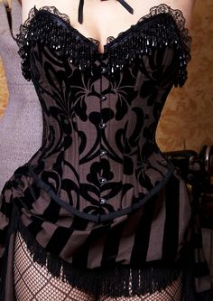 Corset Training, Corset Costumes, Lace Tights, Corsets And Bustiers, Corset Lingerie, Black Corset, Corsets