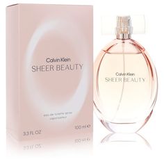 Sheer Beauty Perfume by Calvin Klein 3.4 oz Eau De Toilette Spray for Women. Feel cool and confident every day with calvin klein's sheer beauty fragrance for women. This elegantly understated scent was introduced in 2010. Zesty and fruity top notes of bergamot, red berries and peach bellini entwine with floral notes of peony and pink lily to deliver a delightful bouquet that lifts your spirits. This scent is equally appropriate for formal and casual occasions, so you can wear it for a business m Calvin Klein Fragrance, Calvin Klein Perfume, Calvin Klein Obsession, Calvin Klein Euphoria, Summer Perfume, Peach Bellini, First Perfume, Peony Pink, Perfume And Cologne