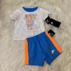 Sky Blue Elastic Waistband Pants And White Tee 100% Cotton Ynf 11328 (24m) Ynf 11329 (24m) Ynf 11341 (24m) Ynf 11335 (18m) Ynf 11875 (18m) Sporty Cotton Sets For Spring, Blue Athleisure Sets For Spring, Sporty Summer Bottoms For Playtime, Nike Blue Playtime Sets, Playful Nike Cotton Bottoms, White Nike Summer Sets, Nike White Summer Sets, Sporty Blue Bottoms For Playtime, Playful Cotton Sports Bottoms