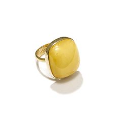 Ooh La La! Truly gorgeous stone! Stones: Butterscotch Baltic Amber Dimensions: Stone is approx. 1" square Size is adjustable in the back of the ring approx.7.5 to 9 SKU AMRG092921-01 Material: .925 Sterling Silver Made In: Poland Luxury Gold Baltic Amber Jewelry, Orange Baltic Amber Round Jewelry, Baltic Amber Ring, Unique Yellow Baltic Amber Jewelry, Baltic Amber Jewelry, Statement Ring Silver, Baltic Amber, Gold Plated Silver, Amber