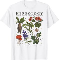 Harry Potter Herbology Plants T-Shirt Artsy Plant Mom Aesthetic, Harry Potter Herbology, Plant Mom Aesthetic, Harry Potter Style, Harry Potter Hogwarts, Plant Mom, Slim Fit Shorts