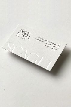 Janet Scagel Business Card Sophisticated Business Card, Interior Designer Business Card, Business Card Design Minimal