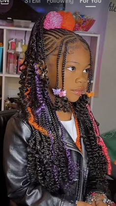 Braids With Wooden Beads Black Women, Christmas Braids Hairstyles Black Kids, Birthday Braids For Black Hair Kids, Cute Braids For Kids Black, Kid Birthday Hairstyles, Hairstyles For Black Girls Kids 7-8, Hairstyles Braids Black Kids 9-10, Hairsyles Black Girls Braids, Braided Hairstyles For 11-12