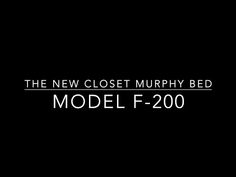 the new closet murphy bed model f - 200 is available for pre order