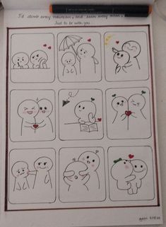 the instructions for how to draw an elephant and other animals in different positions on paper