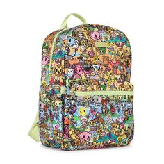 Tokidoki x JuJuBe Exclusive Midi Backpack Animalini 2.0 School Bag Multicolor On-the-go Backpack For Back To School, Playful Backpack With Adjustable Strap For Daily Use, Fun Backpack For Everyday Use And Back To School, Fun Travel Backpack With Zipper Closure, Playful Travel Backpack, Fun Daily Use Standard Backpack, Playful Backpack For Everyday Use And Back To School, Playful Backpack For Daily Use, Fun Travel Backpack For Back To School