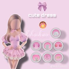 the girl is wearing a pink dress and has her hands on her hips as she stands in front of some circles