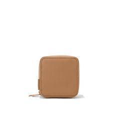 Dagne Dover small Arlo Tech Organizer in camel brown. Brown Square Wallet For Travel, Brown Square Travel Wallet, Brown Square Travel Wallets, Tech Organizer, Must Have Travel Accessories, Tech Organization, Fabric Steamer, Tech Pouch, Dagne Dover