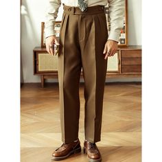 Season:Spring   Fall,Winter; Fabric:Polyester; Gender:Men's; Style:Casual,Fashion; Occasion:Daily,Going out,Outdoor; Fit Type:Regular Fit; Function:Breathable,Soft,Comfort; Waistline:Mid Waist; Pattern:Plain; Design:Pocket; Pants Type:Dress Pants,Trousers,Winter Pants,Suit Pants,Tweed Pants; Front page:FF; Listing Date:10/25/2023; Hips:; Length:; Waist: Mens Wide Leg Dress Pants, Mens Pleated Pants, Linen Trousers Men, Cheap Suits For Men, Going Out Fashion, Men's Dress Pants, Tweed Pants, Tweed Trousers, Classy Outfits Men