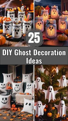 25 diy ghost decoration ideas that are easy to make and fun for the whole family