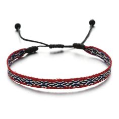 ZMZY Boho Colorful Woven Rope String Bracelet Yoga Handmade Chic Webbing Friendship Bracelets for Men Women Child Lucky Jewelry daiiibabyyy Casual Woven Jewelry As Gift, Casual Woven Jewelry As A Gift, Casual Multicolor Woven Jewelry, Handmade Vintage Adjustable Wristband, Vintage Handmade Adjustable Wristband, Handmade Adjustable Vintage Wristband, Red Bohemian Braided Friendship Bracelets, Black Bohemian Handwoven Bracelet, Casual Handwoven Bracelets For Gifts