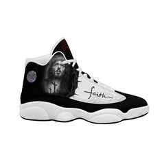 Jesus Portrait Art And Faith Basketball Shoes For Men Women - Christian Shoes - Jesus Shoes - Unisex Basketball Shoes is a stylish and comfortable footwear option for any occasion. Made from high-quality materials, these shoes are designed to provide maximum support and durability. The sleek and modern design makes them perfect for dressing up or dressing down, and the range of available colors allows you to choose the perfect pair to match your personal style. Whether you're running errands, going to work, or hitting the town, these shoes will keep you looking and feeling great. Jesus Portrait Art And Faith Basketball Shoes For Men Women - Christian Shoes - Jesus Shoes - Unisex Basketball Shoes Features: Microfiber leather upper with rounded toe construction. Lace-up closure for a snug fi Breathable Jordan Shoes With White Sole And Round Toe, Streetwear Slip-on Jordan Shoes With Rubber Sole, Slip-on Jordan Shoes With Rubber Sole For Streetwear, Modern Custom Sneakers With Fade-resistant Round Toe, Fade-resistant Synthetic Jordan Shoes With Round Toe, Modern Fade-resistant High-top Sneakers With Round Toe, Modern Jordan Shoes With Rubber Sole, Breathable Leather Low-top Jordan Shoes, Custom Slip-on Sneakers With White Sole