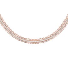 13.48Ct 7mm Baguette & Round Natural Moissanite 22" Necklace 925 Sterling Silver Rose Gold Baguette Cut Fine Jewelry Necklace, Formal Rose Gold Necklace With Baguette Diamonds, Bling Crafts, Silver Bling, Gold Plating, Rose Gold Plates, Jewelry Necklace Pendant, Jewelry Watches, Mens Jewelry