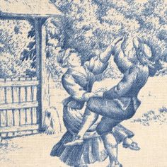 an image of two people dancing in the yard