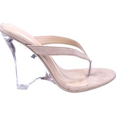 Cape Robbin Spectacular Nude Womens Sandals 7 New Trendy Adjustable Wedge Sandals For Party, Clear Round Toe Heels For Summer, Summer Clear Heels With Round Toe, Summer Clear Round Toe Heels, Adjustable Round Toe Wedge Sandals For Party, Spring Clear Sandals With 4-inch Heel, Adjustable Wedge Heels For Party, Clear Wedge Sandals For Spring Party, Spring Party Clear Wedge Sandals