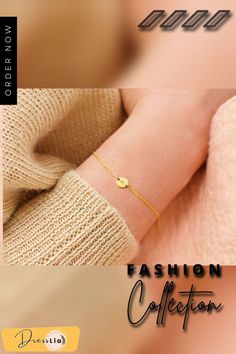 18k Gold Plated Stainless Steel Initial Bracelet Personalized Letter Charm Bracelet Small Dainty Disc Monogram Name Bracelet for Women Letter Charm Bracelet, Letter Charm, Personalized Letters, Initial Bracelet, Name Bracelet, Letter Charms, Bracelet For Women, Initials, 18k Gold