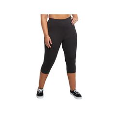 No matter the workout, these women's Just My Size capri leggings are sure to keep you comfortable. No matter the workout, these women's Just My Size capri leggings are sure to keep you comfortable. Jersey constructionFIT & SIZING 19 1/2-in. inseam Elastic waistbandFABRIC & CARE Cotton, spandex Machine wash Imported Size: 5X. Color: Black. Gender: female. Age Group: adult. Black Knee-length Athleisure Activewear, Black Moisture-wicking Capri Leggings, Black Compression Capris For Workout, Black Capri Leggings For Sports, Stretch Black Capris For Sports, Black Moisture-wicking Capris For Yoga, Black Sporty Capri-length Leggings, Black Stretch Capris For Sports, Black Sporty Capri Length Leggings