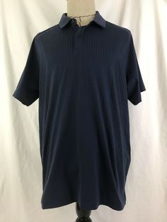 Under Armour Golf Threadborne Polo Shirt Mens XL Size Navy Blue Gray 1306115-408 Mens Casual Dress, Mens Polo Shirts, Blue Gray, Blue Grey, Under Armour, Collar Styles, Men's Polo Shirt, Polo Ralph Lauren, Polo Shirt