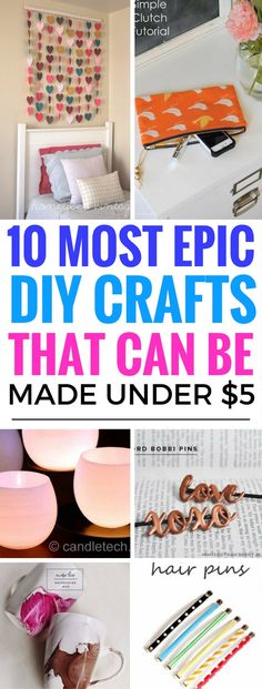 10 most epic diy crafts that can be made under $ 5