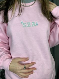 SZA Crewneck sweatshirt embroidered with butterflies on a 50/50 cotton polyester blend soft and comfortable crew neck. Unisex sizing-size up for oversized fit 👕 Ships in 1-2 days with tracking ✉️ Made with love ❤️ Any questions? Just ask! Spring Sweatshirt With Embroidered Logo And Crew Neck, Spring Crew Sweatshirt With Embroidered Text, Spring Crew Neck Sweatshirt With Embroidered Logo, Spring Sweatshirt With Embroidered Graphics And Crew Neck, Spring Crew Neck Sweatshirt With Embroidered Graphics, Spring Relaxed Fit Sweater With Embroidered Graphics, Relaxed Fit Embroidered Sweater For Spring, Trendy Sweatshirt With Letter Embroidery For Spring, Spring Crew Sweatshirt With Embroidered Logo