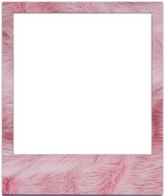 a white frame with pink fur on it