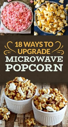 Popcorn Microwave, Movie Night Snacks Homemade, Fun Popcorn Recipes, Popcorn Dessert Recipes, Savory Popcorn Recipes, Popcorn Seasoning Recipes