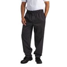 Le Chef Fine Pinstripe Chefs Trousers Size L Chef, Trousers, Pants